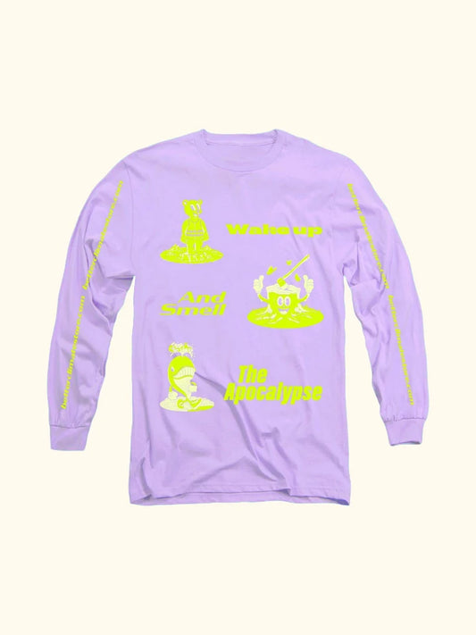 Wake Up And Smell the Apocalypse Unisex Tubular Trash Tee Long-Sleeve