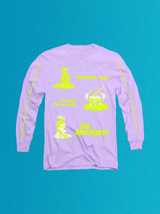 Wake Up And Smell the Apocalypse Unisex Tubular Trash Tee Long-Sleeve