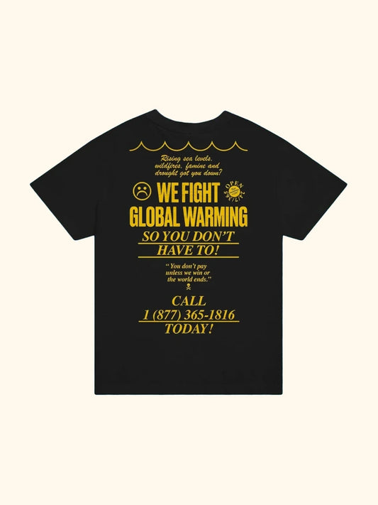 We Fight Global Warming Unisex Tubular Trash Tee